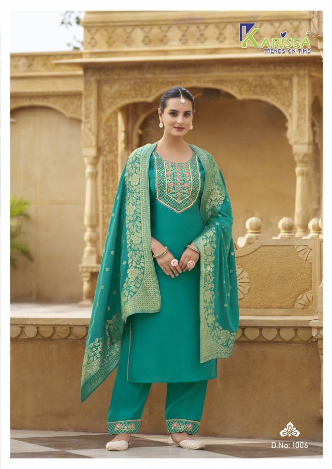 Roshani By Karissa Viscose Roman Silk Readymade Suits Wholesale Shop In Surat